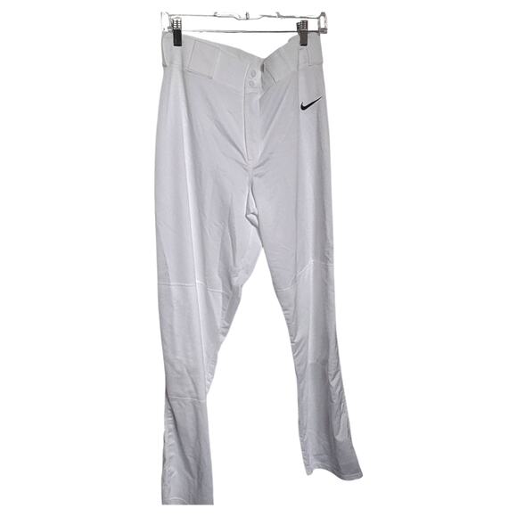 Nike Mens Team Vapor Pro Pant Piped White Size Large Baseball Sports - Picture 8 of 9